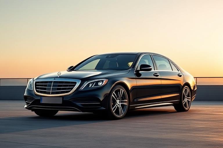 Mercedes S-Class profile view