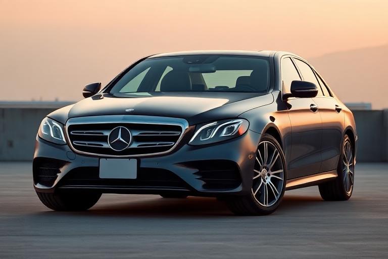 Mercedes E-Class profile view