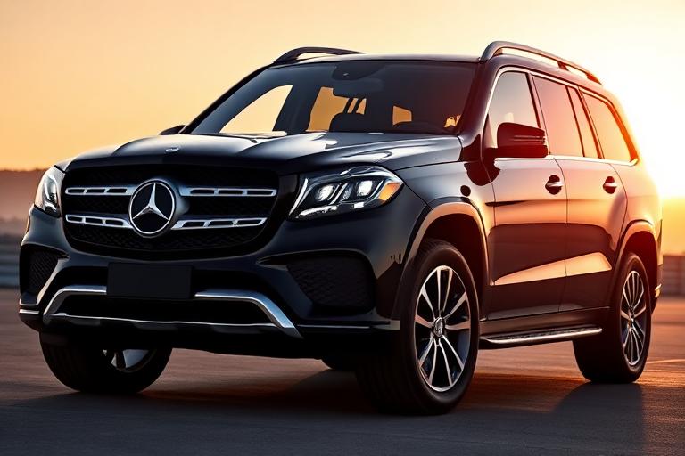 Mercedes GLS profile view
