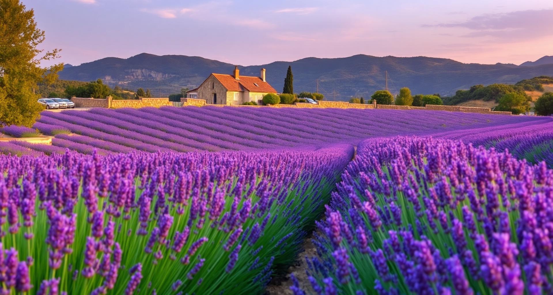 Provence lavender fields